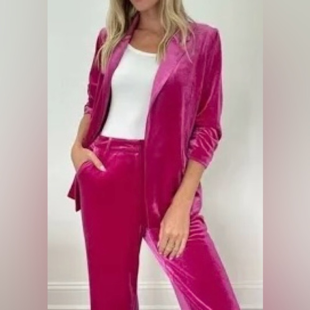🩷 NWT! Raspberry Velour Pant
